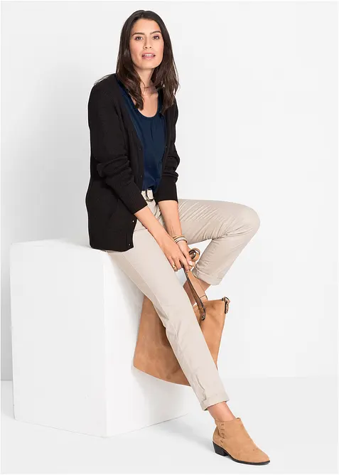 Maglietta a maniche corte in puro cotone, bonprix