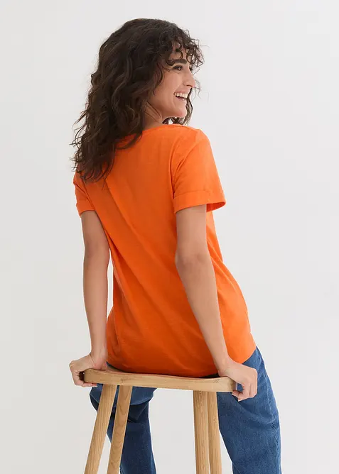 T-shirt in puro cotone biologico, bonprix