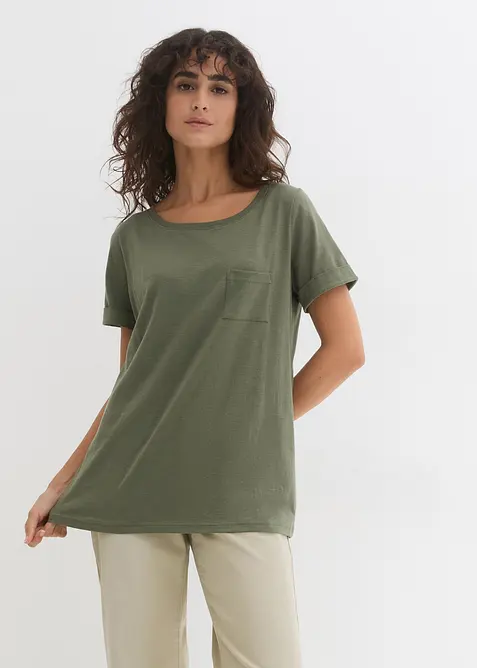 T-shirt in puro cotone biologico, bonprix