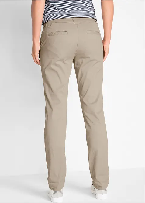 Pantaloni chino elasticizzati, bonprix