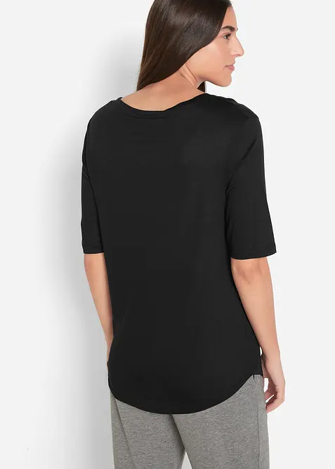 Maglia lunga in morbida viscosa (pacco da 2), bonprix