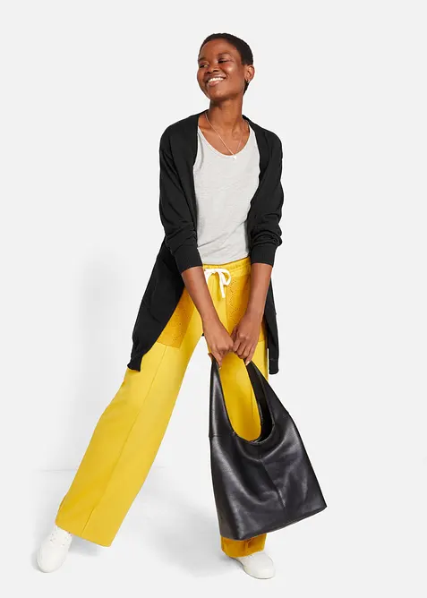 Cardigan in filato fine di cotone, bonprix