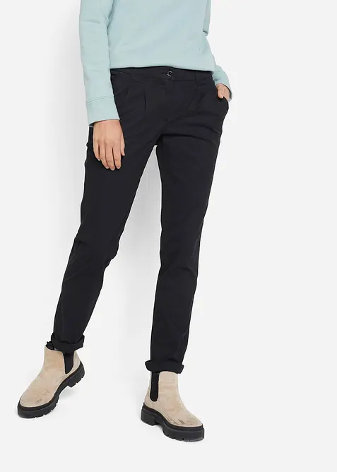 Pantaloni chino elasticizzati, bonprix