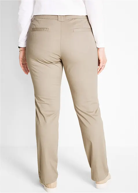 Pantaloni chino elasticizzati, bonprix