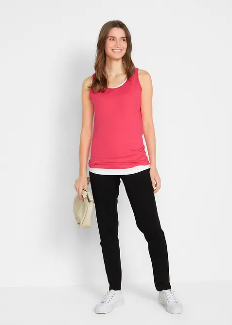 Top lungo in puro cotone (pacco da 5), bonprix