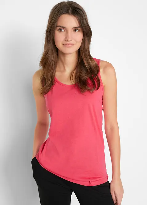 Top lungo in puro cotone (pacco da 5), bonprix