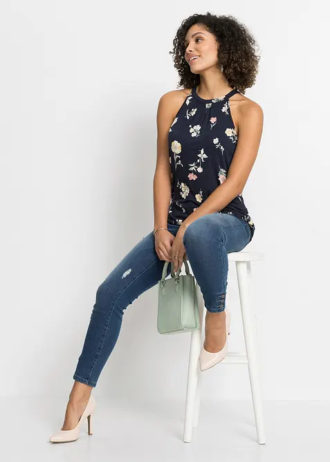 Top in misto viscosa, bonprix