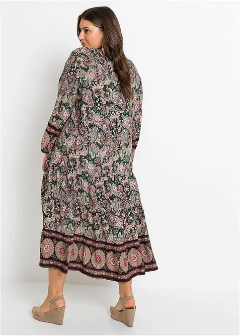 Abito tunica in viscosa fluente, petite, bonprix