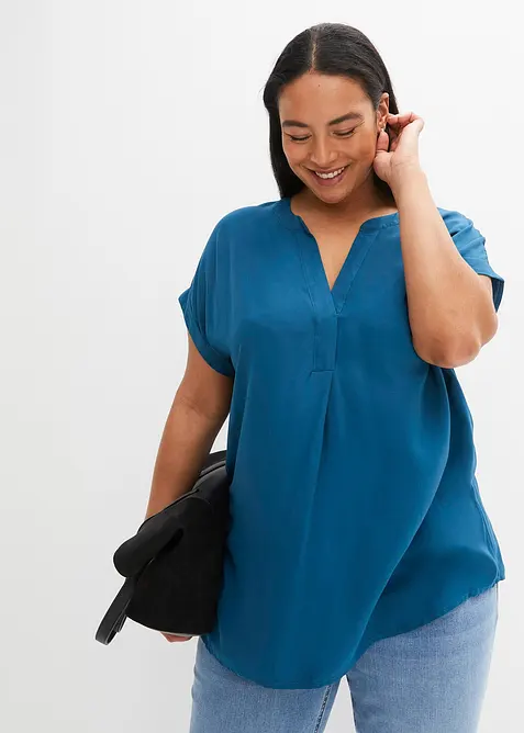 Maglione a trecce in puro cotone biologico riciclabile, bonprix