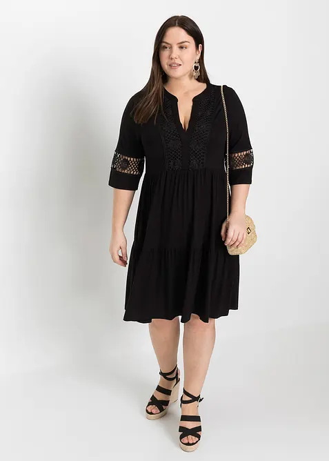 Abito tunica in viscosa morbida, bonprix