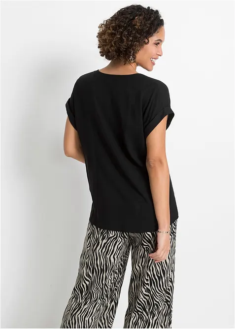 Maglione a trecce in puro cotone biologico riciclabile, bonprix