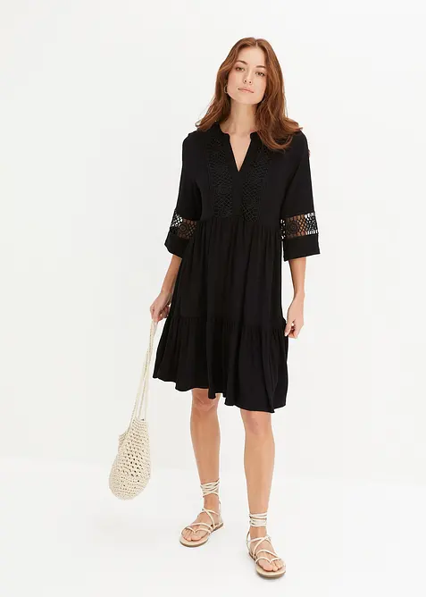 Abito tunica in viscosa morbida, bonprix