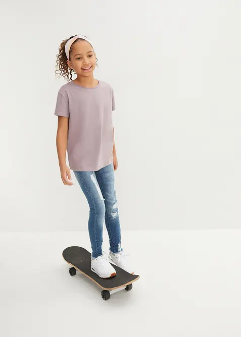 T-shirt in puro cotone biologico (pacco da 3), bonprix