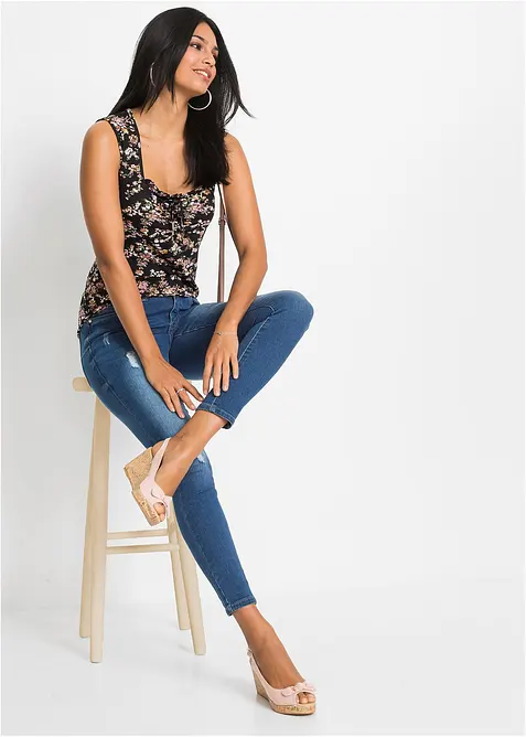 Top in misto viscosa, bonprix