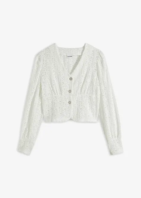 Cardigan con bottoni gioiello, bonprix