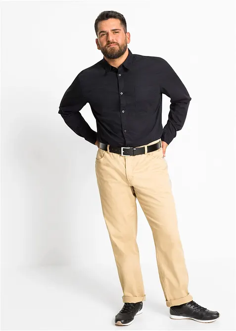 Camicia a maniche lunghe in puro cotone, bonprix