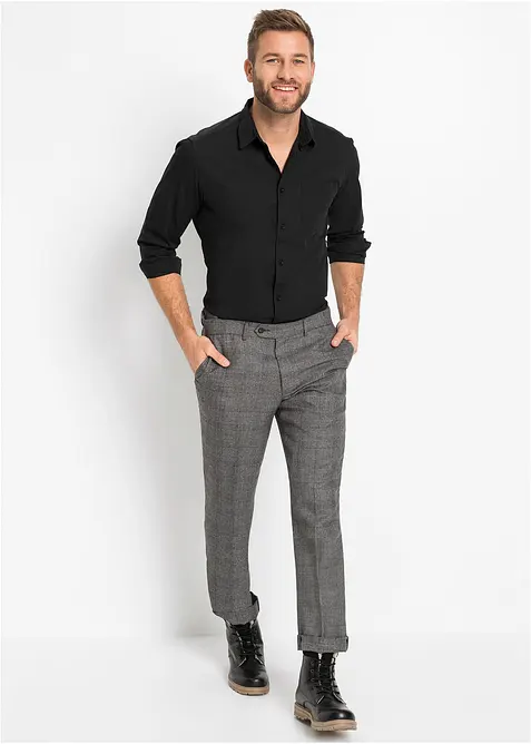 Camicia a maniche lunghe in puro cotone, bonprix