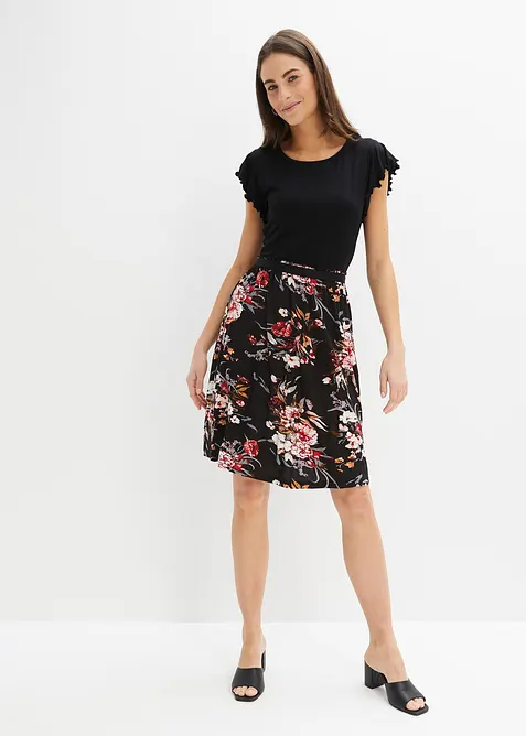 Abito in jersey di misto viscosa, bonprix