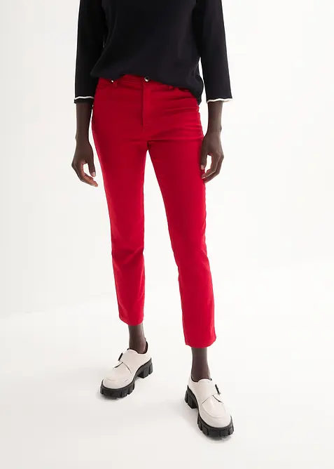 Pantaloni elasticizzati in cotone, bonprix