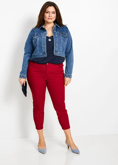 Pantaloni elasticizzati in cotone, bonprix