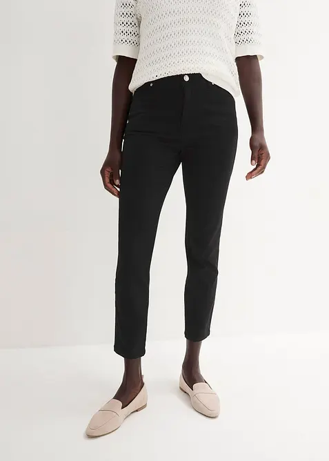 Pantaloni elasticizzati in cotone, bonprix