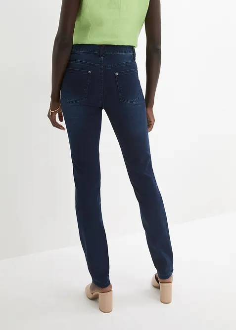 Jeans skinny elasticizzati, vita media, bonprix