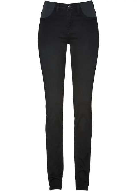 Jeans skinny elasticizzati, vita media, bonprix