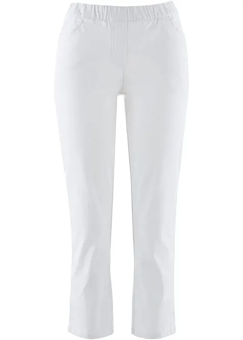 Pantaloni cropped elasticizzati, bonprix