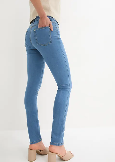 Jeans super stretch slim fit, vita media, bonprix