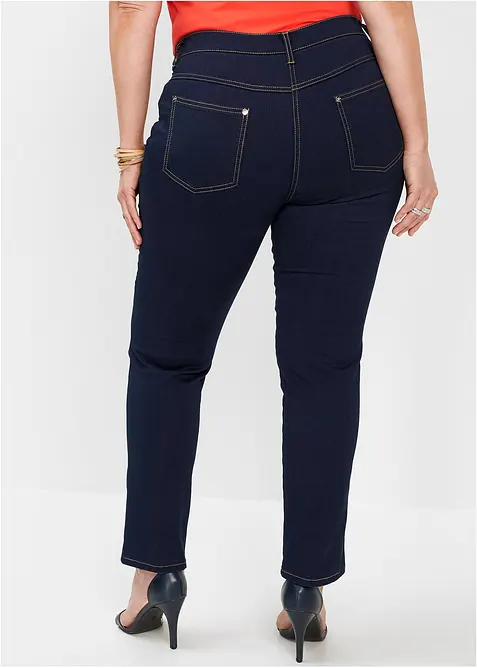 Jeans super stretch slim fit, vita media, bonprix