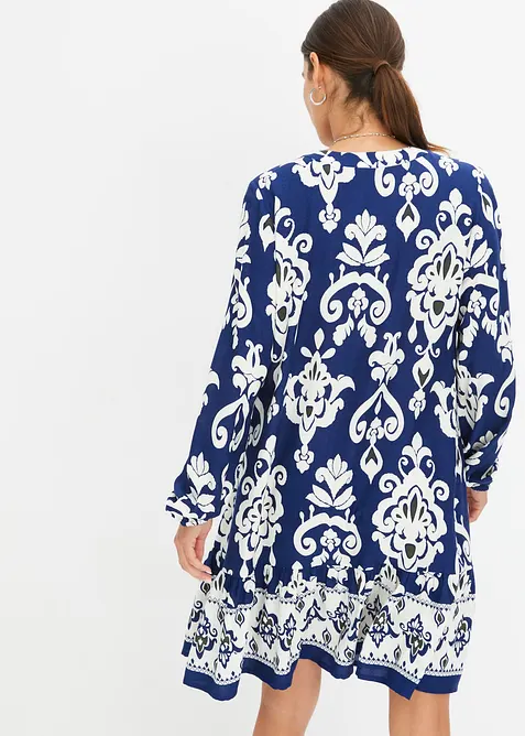 Abito tunica fantasia in viscosa fluida, bonprix