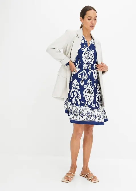 Abito tunica fantasia in viscosa fluida, bonprix