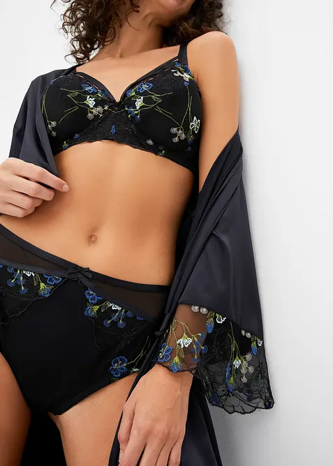 Slip alto con ricami, bonprix