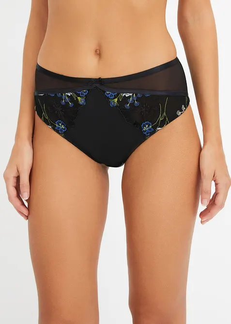 Slip alto con ricami, bonprix