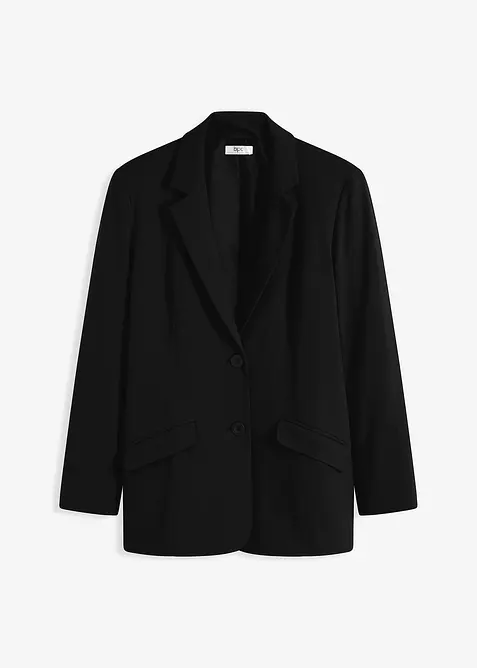 Blazer lungo in jersey di cotone, bonprix