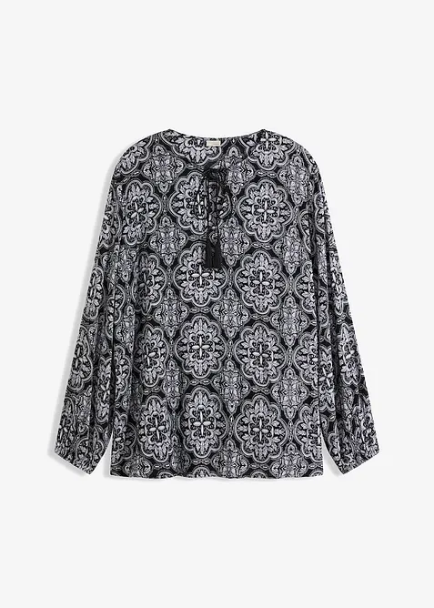 Blusa in viscosa strutturata, bonprix