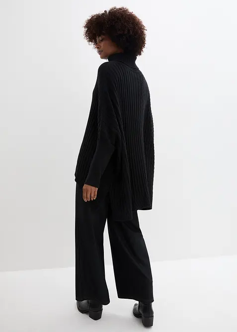 Maglione oversize stile poncho, bonprix