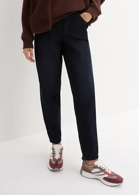 Jeans barrel con bordo vita confortevole, vita alta, bonprix