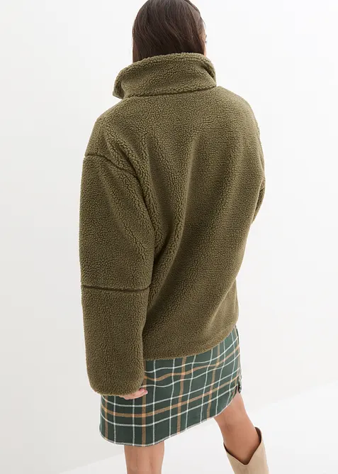 Giacca in pile teddy imbottita, bonprix