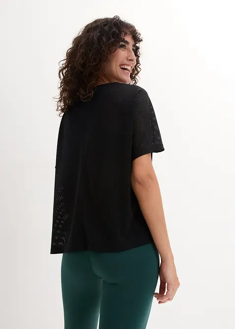 Top per sport con maglia in mesh (set 2 pezzi), bonprix
