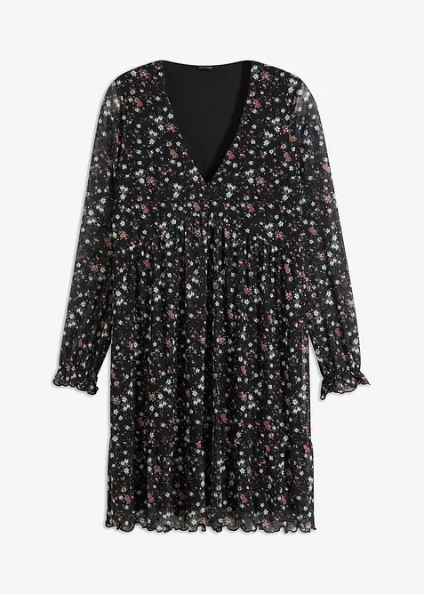 Abito di jersey in mesh, bonprix