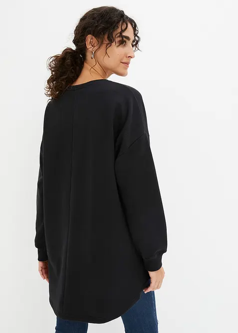 Felpa oversize in puro cotone, bonprix