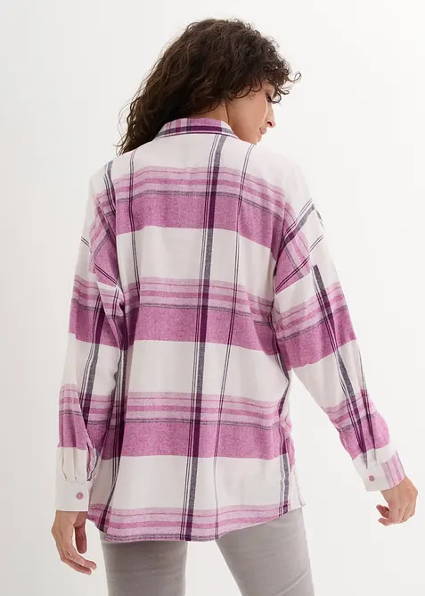 Camicia in flanella di puro cotone, bonprix