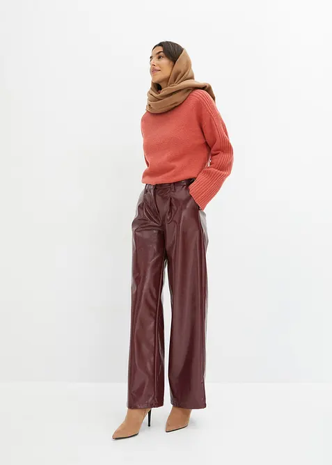 Pantaloni in similpelle, bonprix