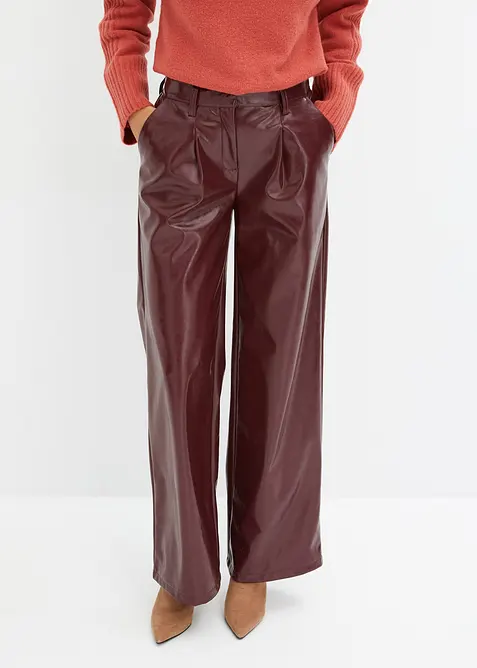 Pantaloni in similpelle, bonprix