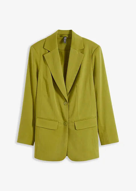 Blazer lungo in misto viscosa, bonprix