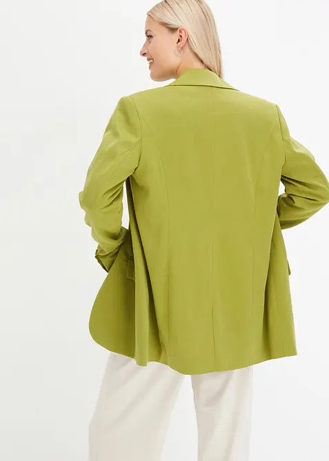 Blazer lungo in misto viscosa, bonprix