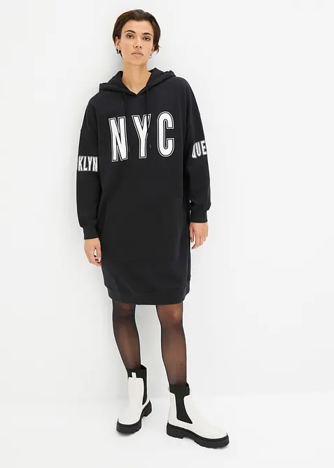 Abito in felpa di puro cotone biologico, bonprix