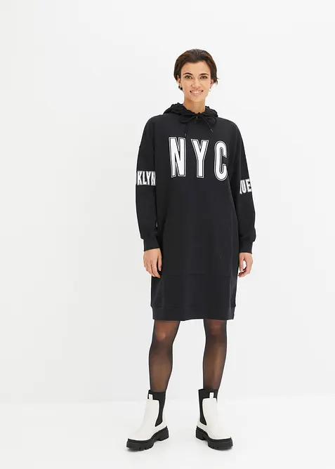 Abito in felpa di puro cotone biologico, bonprix