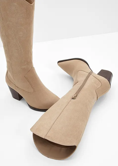 Stivali texani con ricami, bonprix